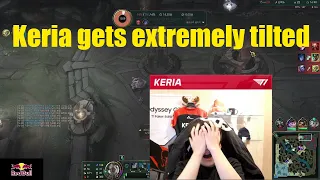 T1 Keria gets extremly tilted (Korean SoloQ)