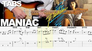 Michael Sembello - Maniac | Guitar cover WITH TABS |