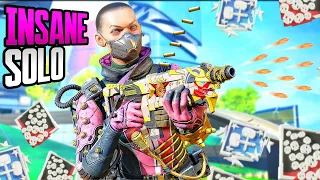 SOLO WRAITH 22 KILLS & 5000 DAMAGE WAS INSANE (Apex Legends Gameplay)