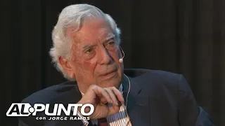 Mario Vargas Llosa habla con Jorge Ramos sobre México y la crisis política en Bolivia y Chile
