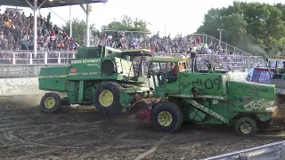 COMBINE DERBY (heat #1 @ Wright County Fair)