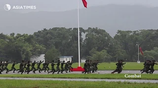 What can be seen in People's Liberation Army HK Garrison