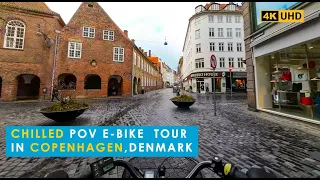 Copenhagen Cycling with E bike 🇩🇰 Relaxed Ride on Saturday Morning