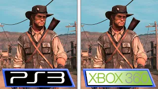 Red Dead Redemption | Xbox 360 VS PS3  | Retro Graphics Comparison | Analista De Bits