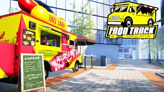 FOOD TRUCK SIMULATOR | Open-World Custom Food Truck Builder & Making Burgers in the USA - FIRST LOOK