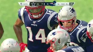 Cowboys @ Patriots - Madden 20 Simulation Game