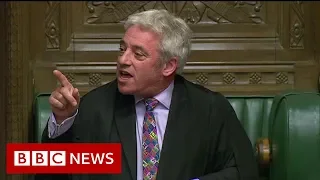 Brexit: House of Commons Speaker refuses vote on Brexit deal- BBC News