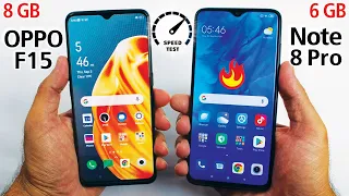 Oppo F15 vs Redmi Note 8 Pro - Speed Test! WOW😱