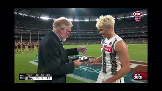 Jack Ginnivan wins the Anzac Day medal as Collingwood get the win over Essendon