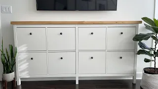 HOW TO assemble IKEA Hemnes shoe cabinet HACK