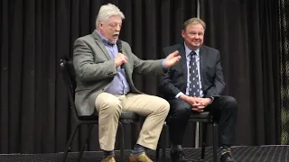 Simon Weston speaks to veterans at Barnstaple Hotel