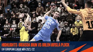 Highlights | Bidasoa Irun vs Orlen Wisla Plock | Round 6 | EHF European League Men 2021/22