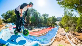 FULL SPEED WATERPARK HILLBOMB ON A MINI BMX!