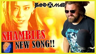 IT'S SO GRITTY!! | BAND-MAID / Shambles (Official Music Video) | REACTION