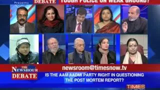 The Newshour Debate: Delhi Police vs Aam Admi Party (Part 1 of 3 )