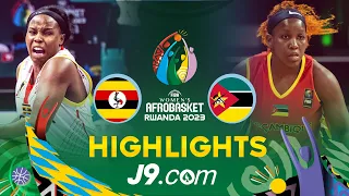 Uganda 🇬🇳 vs. Mozambique 🇲🇿 | Classification 5-8 | J9 Highlights | FIBA Women's Afrobasket 2023