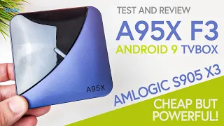 A95X F3 Amlogic S905x3 Tv Box - 4GB RAM, 32GB - FULL REVIEW - CHEAP BUT POWERFUL!! (2020)