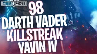 Battlefront-2 98 Darth Vader Killstreak/Gameplay- On Yavin IV