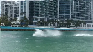 HIGH SPEED ACCIDENT!!!!!COMPLETE FOOTAGE AT HAULOVER INLET#boating