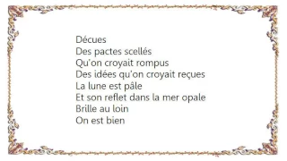 Coralie Clément - La Mer Opale Lyrics