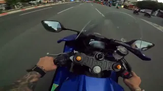 Combo Ăn Hành Mà Anh Em Chạy Sport Khóc Thét   Yamaha R7 Xuống Phố
