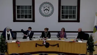 North Smithfield Town Council Meeting 1/3/2023 pt 2