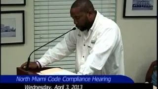 Code Compliance Hearing - April 3, 2012