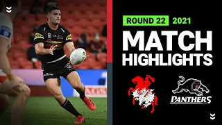 Dragons v Panthers Match Highlights | Round 22, 2021 | Telstra Premiership | NRL