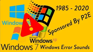 (2000 SUBS SPECIAL) Evolution Of Windows Error Sounds (1985 - 2020) Effects (Sponsored By P2E)