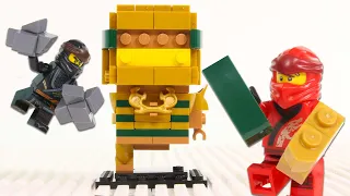 LEGO Ninjago Golden Lloyd Brick Build STOP MOTION | Billy Bricks
