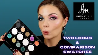 DANESSA MYRICKS LIGHTWORK VOLUME III | Comparison Swatchs& Two Looks with the Infinite Light Palette