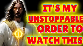 God's unstoppable order to watch this😥| God's message for me today | God's message today | Jesus God