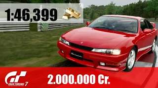 🇬🇧 GT7 - Japanese cars are fun! - Nissan Silvia S14 '96 - 2 Million Credits