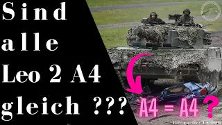 Sind alle Leopard 2 A4 gleich? Ein kurzer Blick auf einen gewichtigen Unterschied
