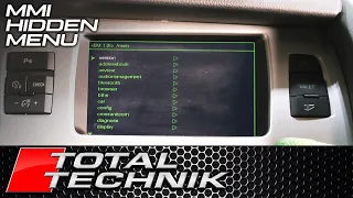 How to Access MMI HIDDEN Green Menu | Audi VW