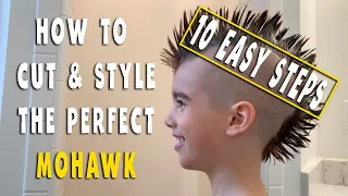 Mohawk Tutorial: 10 Steps To Cut & Style The Perfect Mohawk