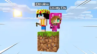 ¡SOLO EL 1% SOBREVIVE EN ESTE BLOQUE! 😱 MINECRAFT con ELTROLLINO