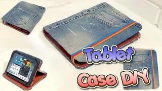 RECYCLE YOUR OLD JEANS TO MAKE THIS AWESOME TABLET CASE