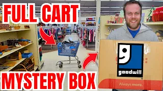 WHAT'S INSIDE OF A GOODWILL MYSTERY BOX? THRIFT WITH ME!