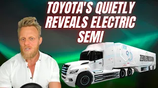 Toyota reveals NEW electric Semi after claiming they wouldn't work...