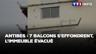 Antibes : 7 balcons s’effondrent, l’immeuble évacué