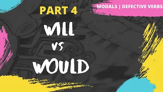 Will vs Would | Similarity | Differences | Modal Verbs | Examples | Exercise | Part 4