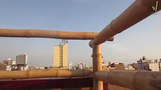 TECHOS DE BAMBÚ SOBRE TERRAZA- Bamboo roof