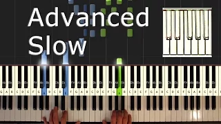 The Beatles - Let it Be - Piano Tutorial Easy SLOW - How To Play (Synthesia)