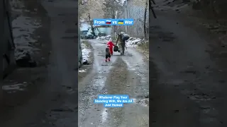 Heart Touching Moment From Russia vs Ukraine War, We Are All Just Human