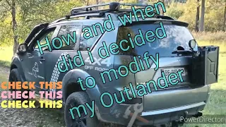 Mitsubishi Outlander lifted. How and when i decided to modify my Outlander. Back in time.