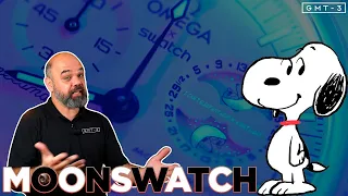 Moonswatch SNOOPY - O Swatch/OMEGA Moonswatch Mais Legal da Coleção!