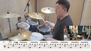 [JINO DRUM STUDIO] 장범준 노래방에서 쉬운드럼 (drum cover)