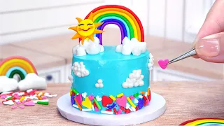 🌈 Satisfying Miniature Rainbow Cake Decorating |  1000+ Perfect Ideas By Mini Cakes Baking