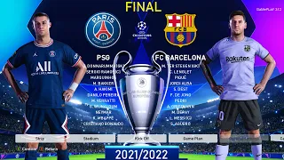 PES 2021 - PSG vs Barcelona - Final UEFA Champions League [UCL] 2021/2022 - C.Ronaldo vs Messi
